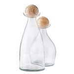 Product Image 4 for Thayer Taupe Glass Decanters, Set of 2 from Arteriors