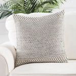 Product Image 1 for Mariscopa Ivory/ Dark Gray Trellis Down Throw Pillow 18 Inch from Jaipur 
