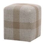 Product Image 2 for Cross Solid Teak Dark Gray Woven Accent Cube from Essentials for Living