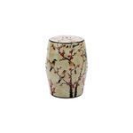 Product Image 1 for Beige Famille Rose Garden Stool With Magpie Cherry Motif from Legend of Asia