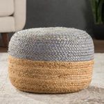 Product Image 3 for Oliana Ombre Light Gray/ Beige Cylinder Pouf from Jaipur 