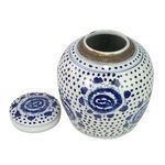 Product Image 1 for Blue & White Ming Jar Peony Dots from Legend of Asia