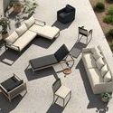 Direct overhead view showing interior seating surface and removable back cushion