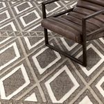 Product Image 1 for Grey & Cream Diamond Flatweave Rug from Four Hands