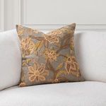 Product Image 3 for Anika Linen Blend Embroidered Throw Pillow from Classic Home