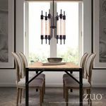 Product Image 1 for Gisborne Ceiling Lamp Distressed Black from Zuo