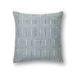 Indoor / Outdoor Blue / Ivory Pillow Cover image 2