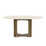 Product Image 12 for Mia Round Parchment White Dining Table from Four Hands