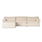 Product Image 4 for Delray 3 Piece Slipcover Sectional With Ottoman from Four Hands