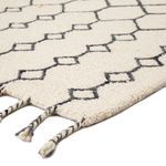 Product Image 1 for Garnet Handmade Trellis Ivory/ Black Rug By Nikki Chu from Jaipur 