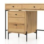 Product Image 25 for Eaton Oak and Iron Desk with Filing Cabinet from Four Hands