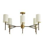 Product Image 8 for Remington Heritage Gold Brass Steel Chandelier from Arteriors