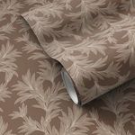 Product Image 1 for Lush Leaves Taupe I Wallpaper by Getty Images from Four Hands