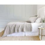 Product Image 2 for Brussels Quilted Cotton Queen Coverlet - Taupe from Pom Pom at Home