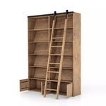 Bane Double Bookshelf W/ Ladder Smoked P image 6