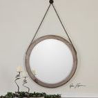 Product Image 2 for Loughlin Round Wood Mirror from Uttermost