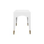 Product Image 6 for Tapered Leg, One Drawer Desk With Antique Brass from Worlds Away