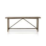 Alternate front view of console table on white background showing frame geometry