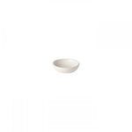 Vanilla-colored Pacifica Butter Dish in fine stoneware with a smooth, rounded edge, 7.5 inches wide