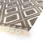 Product Image 2 for Grey & Cream Diamond Flatweave Rug from Four Hands