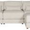 Full Dove Modular Sectional sofa configuration with multiple armless chairs and cushions aligned