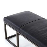 Product Image 4 for Beaumont Leather Bench - Rider Black from Four Hands