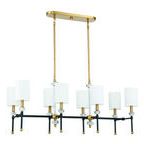 Product Image 2 for Tivoli 8 Light Linear Chandelier from Savoy House 