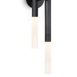 Detail showing lower portion of Cass Sconce with vertical frosted acrylic diffusers
