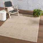 Product Image 3 for Arlyn Indoor/ Outdoor Striped Cream/ Beige Area Rug from Jaipur