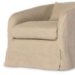 Product Image 10 for Topanga Tan Linen Slipcover Swivel Chair - Flanders Flax from Four Hands