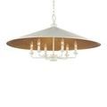 Product Image 1 for Brussels White Chandelier from Currey & Company
