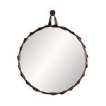 Product Image 1 for Powell Large Tobacco Leather Mirror from Arteriors