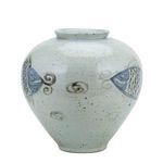 Product Image 6 for Blue & White Porcelain Silla Koi Fish Jar from Legend of Asia
