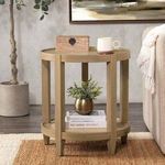 Product Image 8 for Devin Oak Wood Round End Table from Classic Home