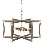 Product Image 1 for Bastian Small Grey Wood & Iron Lantern from Currey & Company