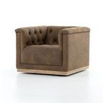 Product Image 18 for Maxx Umber Grey Upholstered Swivel Chair from Four Hands