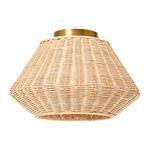 Product Image 1 for Coastal Breeze Rattan Ceiling Light from Creative Co-Op