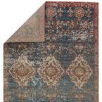Product Image 1 for Freemond Indoor/ Outdoor Medallion Blue/ Red Rug from Jaipur 