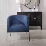 Product Image 2 for Jacobsen Denim Barrel Chair from Uttermost