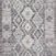 Zion Charcoal Slate rug in a long narrow runner size with original geometric pattern and color
