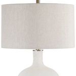 Product Image 3 for Whiteout Mottled Glass Table Lamp from Uttermost