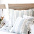 Product Image 2 for Laguna 28" x 36" Large Decorative Bed Pillow with Insert - Ocean /  Natural from Pom Pom at Home