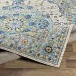 Product Image 1 for Chester Aqua / Yellow Rug from Surya