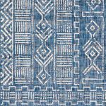 Product Image 2 for Eagean Blue Geometric Indoor / Outdoor Rug from Surya