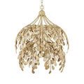 Upper section close-up showing pendant’s dome capped by smooth rounded metal hub
