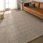 Product Image 1 for Vidalia Handmade Striped Gray/ Cream Rug from Jaipur 