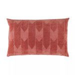 Bourdelle Chevron Pink Lumbar Pillow image 1