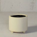 Product Image 1 for Simon Footed Planter, Ceramic, White / Matte White from Homart