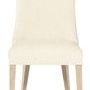 Westwood chair front view emphasizing broad backrest and clean upholstery lines