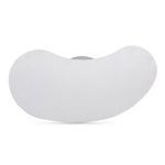 Top-down view of Yumi outdoor coffee table showing irregular kidney-shaped tabletop